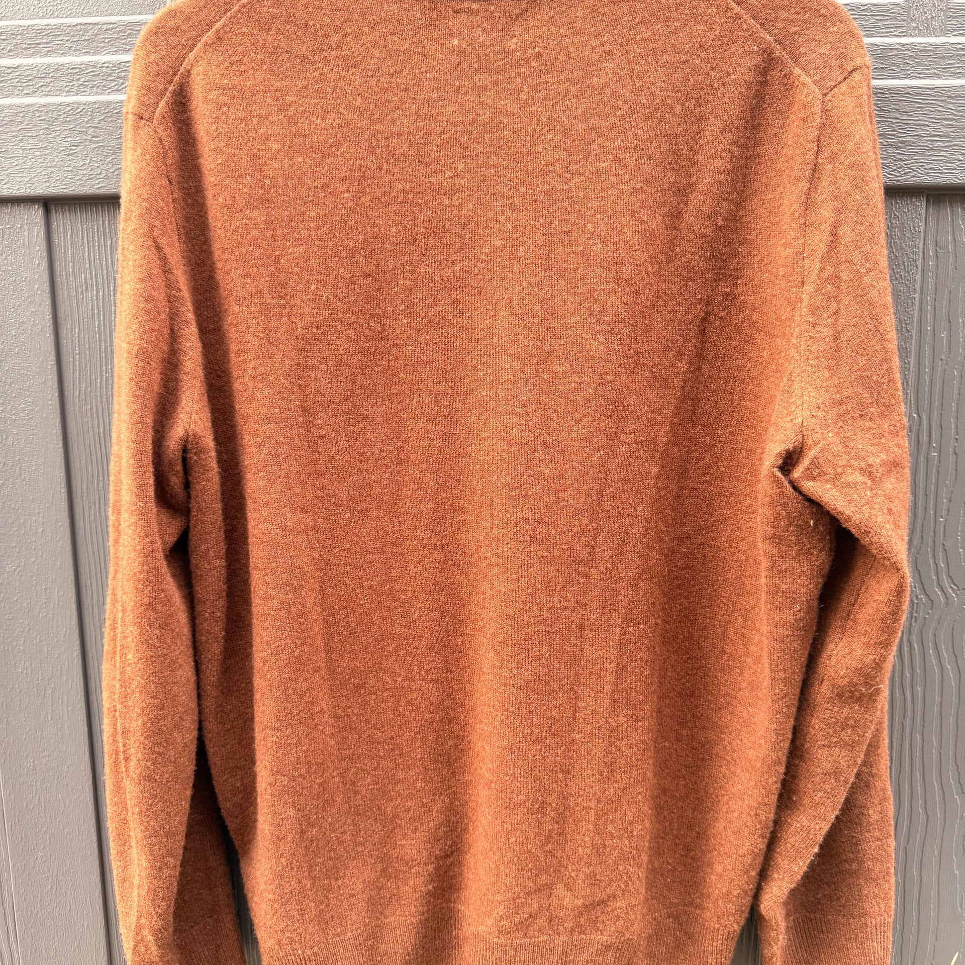 J.Crew 100% Cashmere Crewneck Sweater in Orange 3