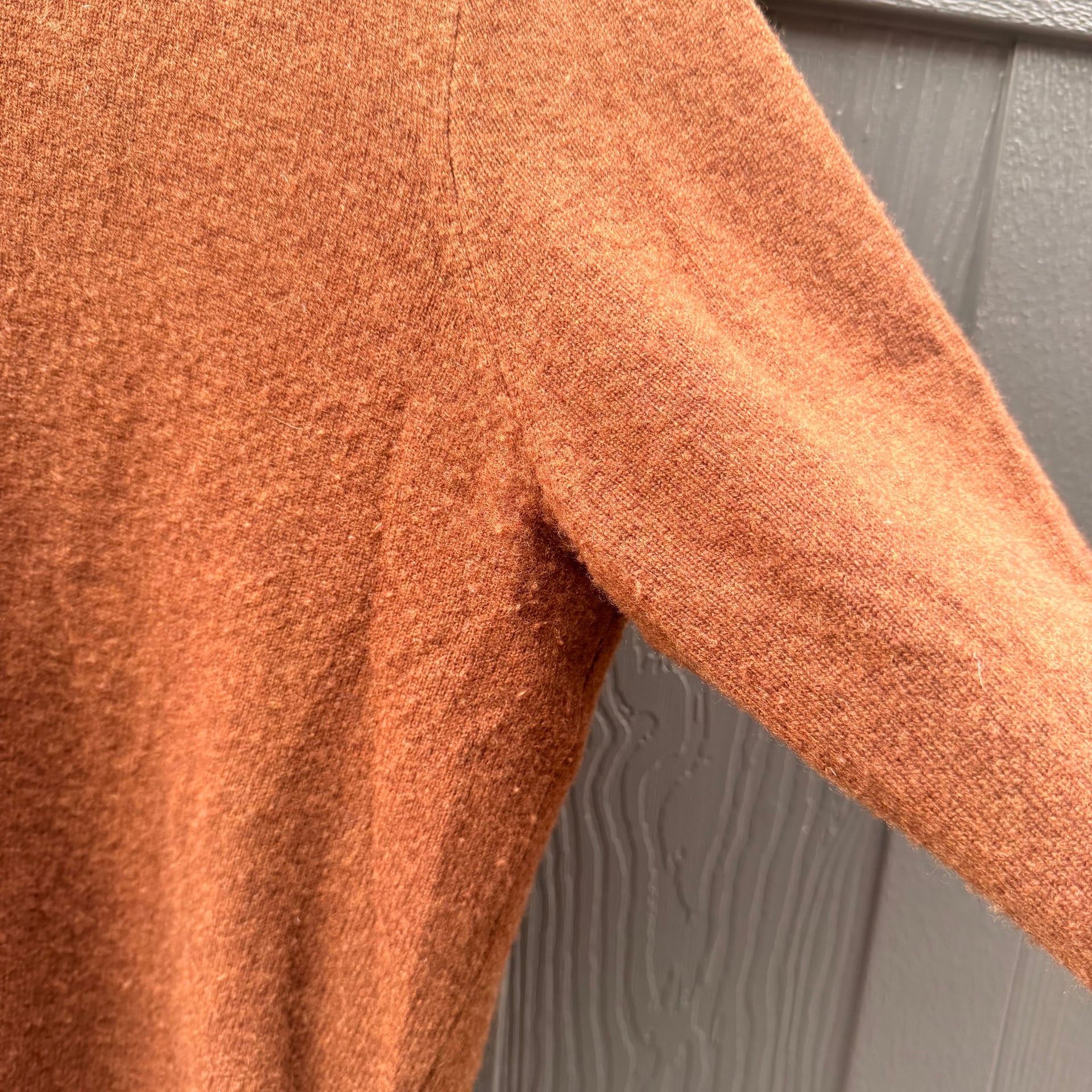 J.Crew 100% Cashmere Crewneck Sweater in Orange 4