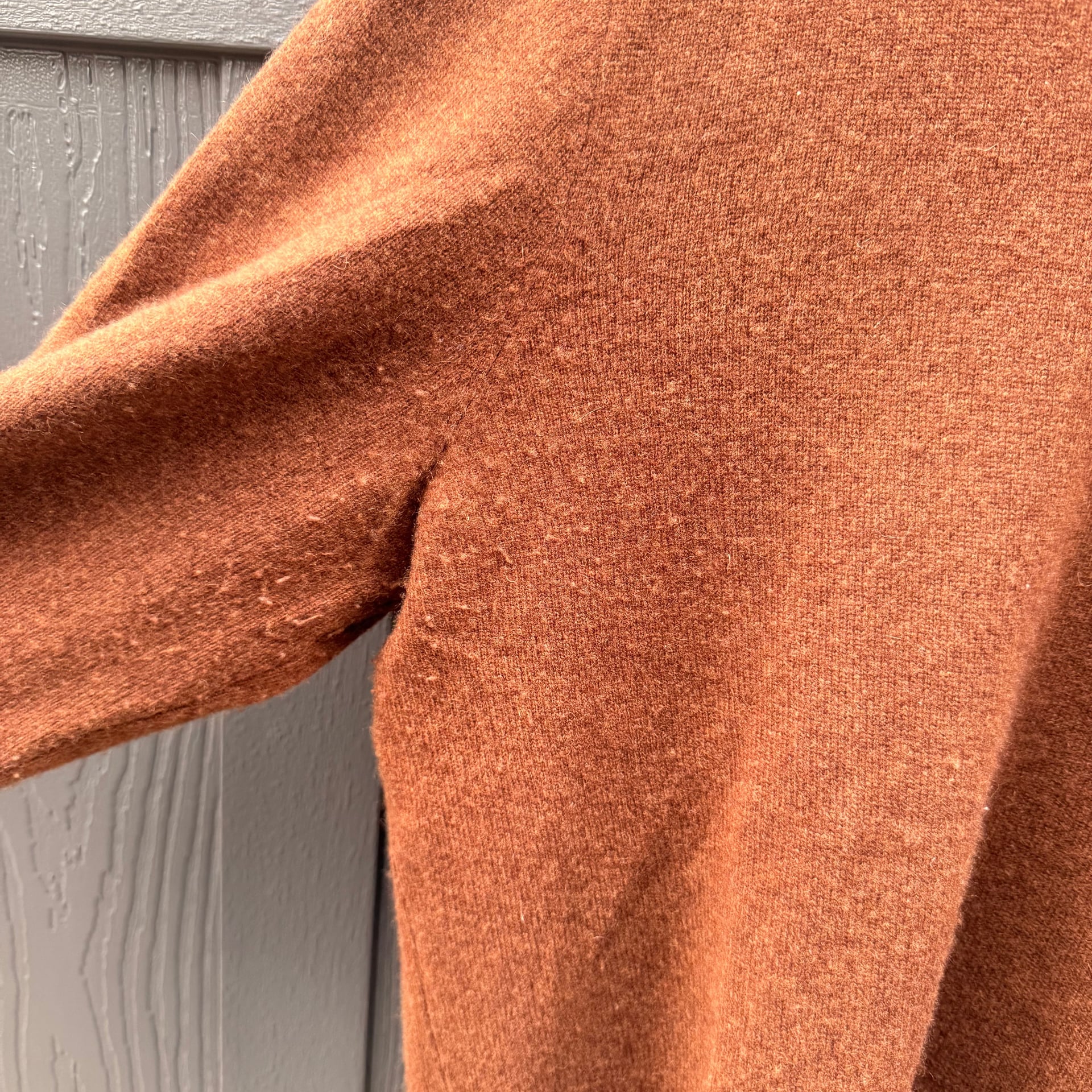J.Crew 100% Cashmere Crewneck Sweater in Orange 5