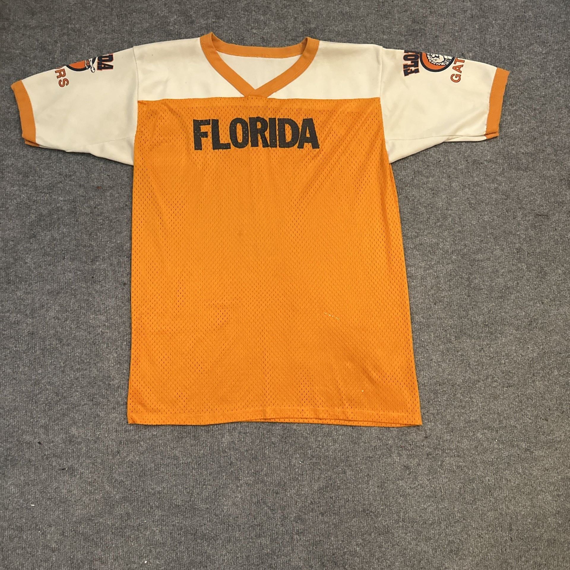 Vintage 1970's Florida Gators Sport Shirt. Mesh breathable. Youth small 3