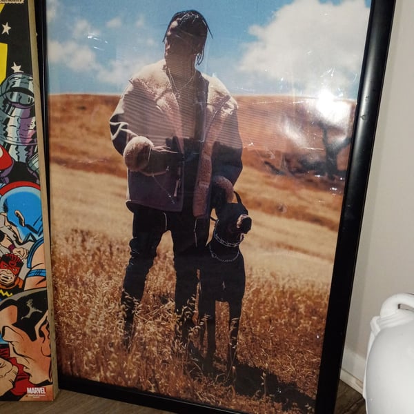 Travis Scott Astroworld - Canvas Print Wall Art Decor Print Picture Music Canvas Ready to Hang -C536 - UK
