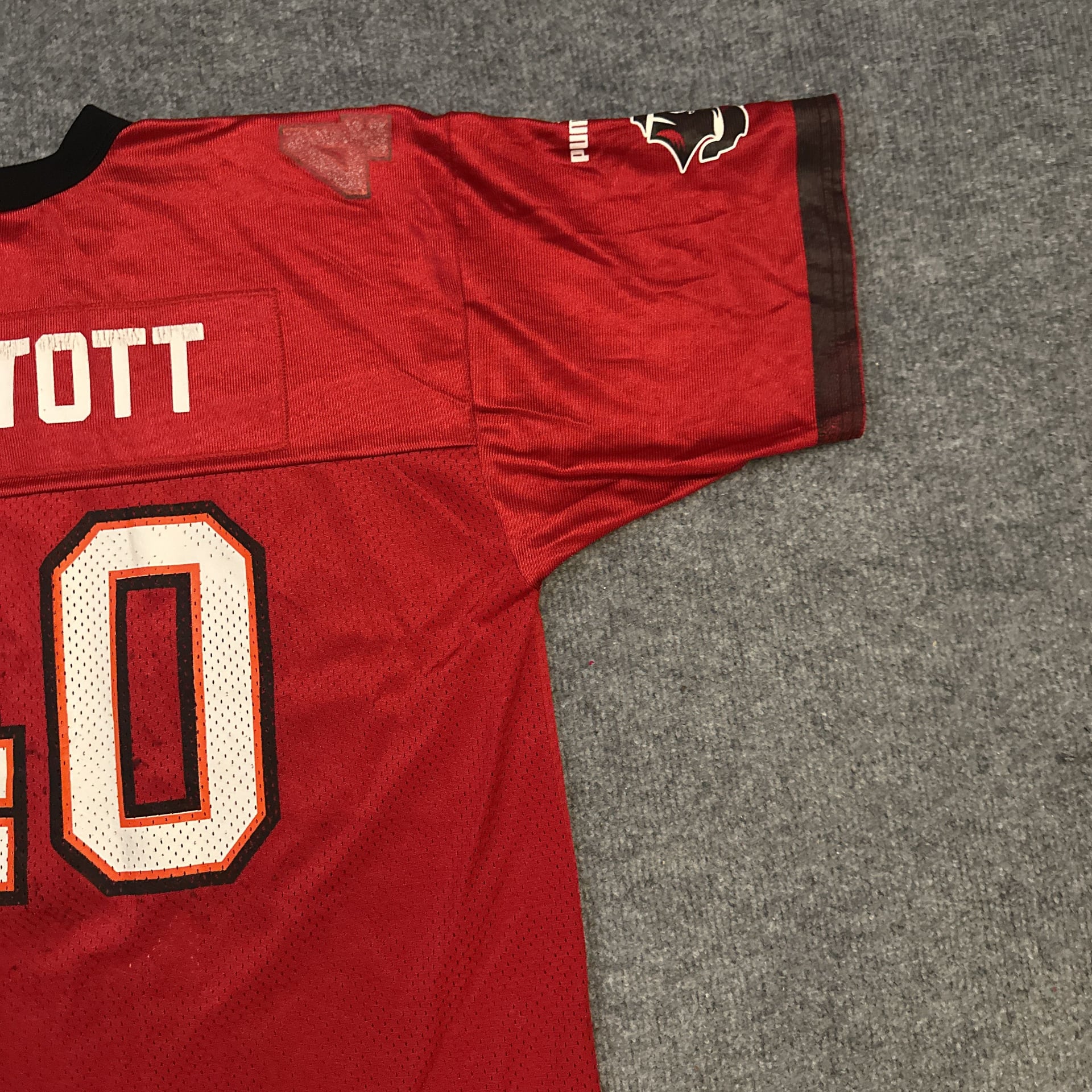 Red Tampa Bay Buccaneers #40 Puma Football Jersey, Men's XL 10