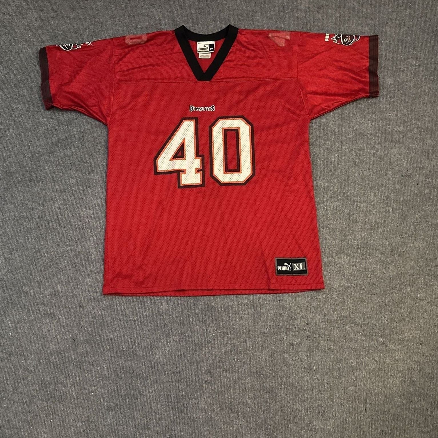 Red Tampa Bay Buccaneers #40 Puma Football Jersey, Men's XL 2