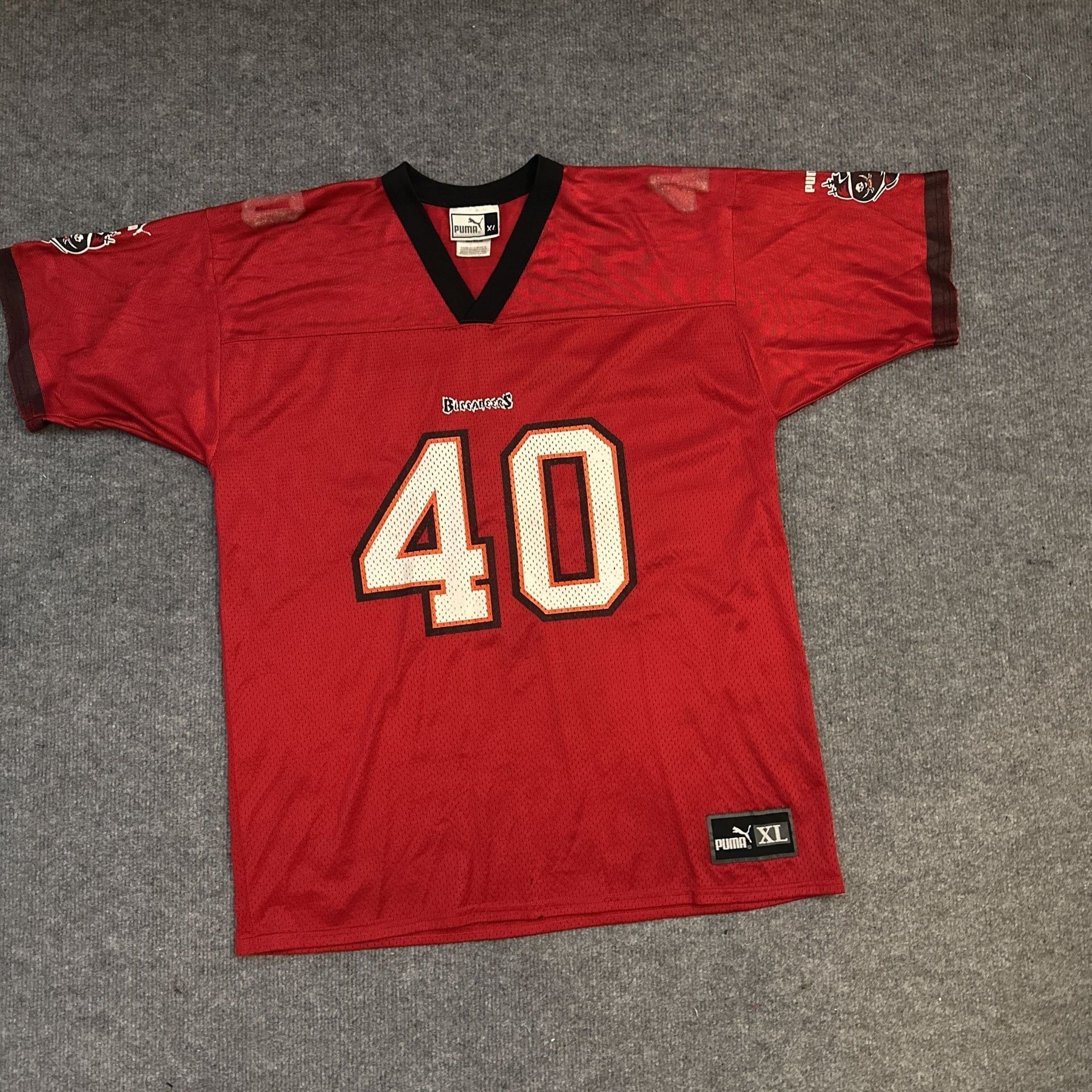 Red Tampa Bay Buccaneers #40 Puma Football Jersey, Men's XL 3