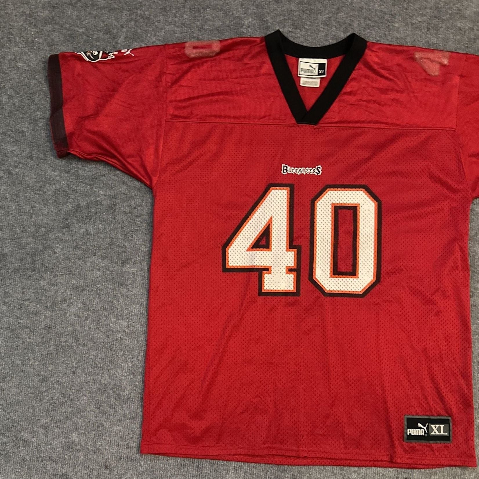 Red Tampa Bay Buccaneers #40 Puma Football Jersey, Men's XL 4