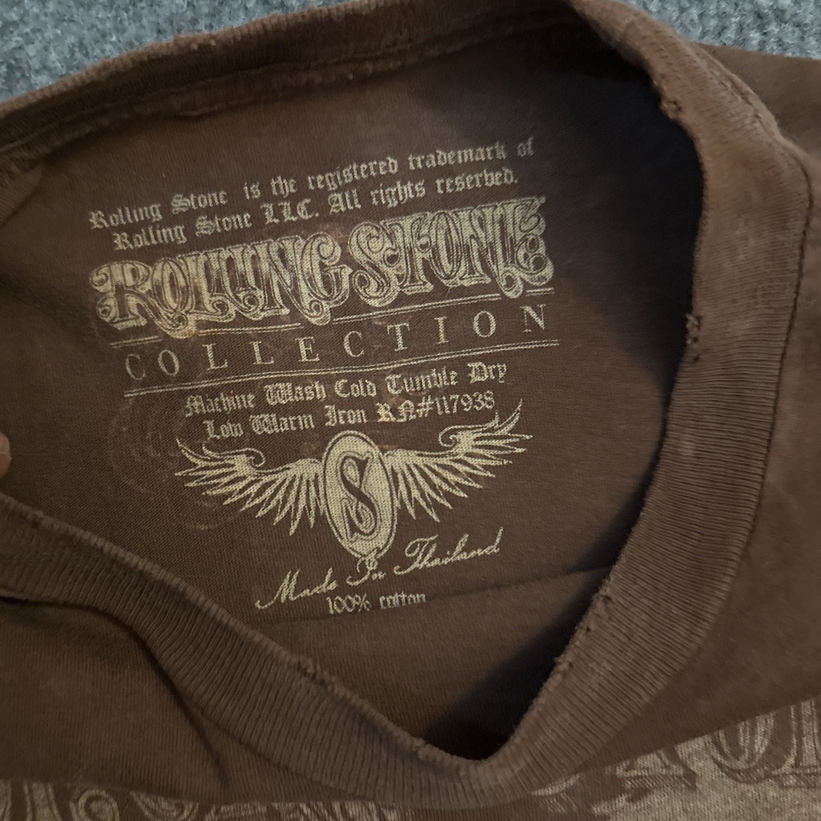 Jim Morrison - Rolling Stone Cover 1943-1971 - Brown Commemorative Shirt - L 4