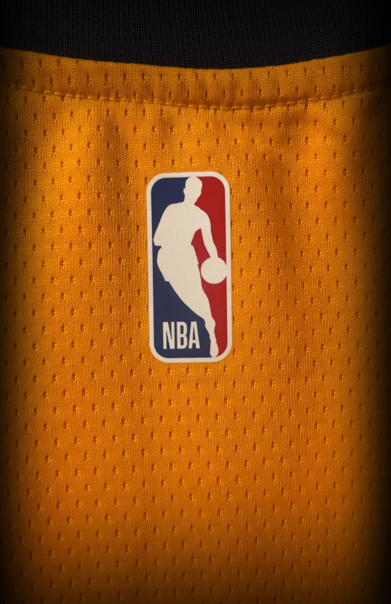 Utah Jazz Jordan NBA Connected Jersey Gold Black Size M 8