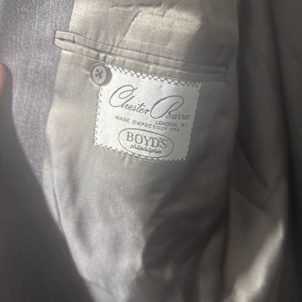 BOYDS Philadelphia Blazer Grey Pinstripe 42R
