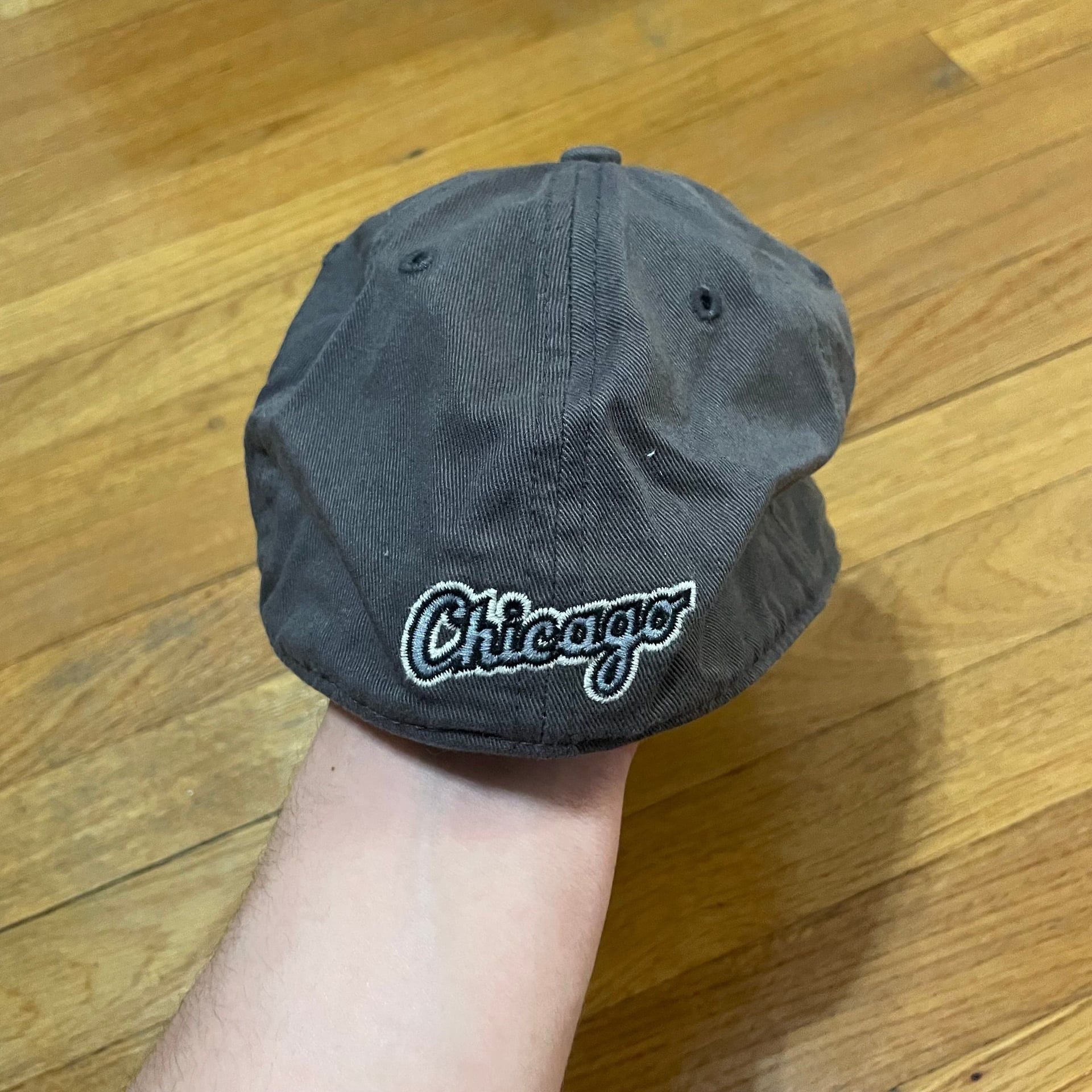 Vintage Grey Chicago White Sox MLB Hat 4