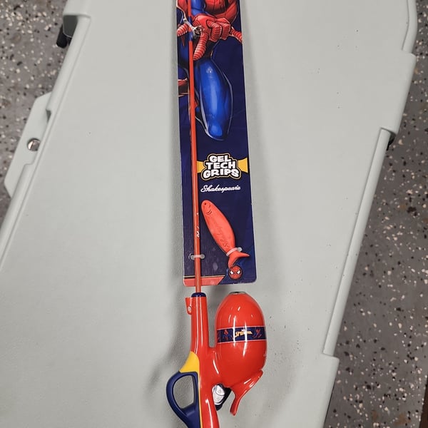 Shakespeare Spiderman Kids Spincast Fishing Rod and Reel Combo