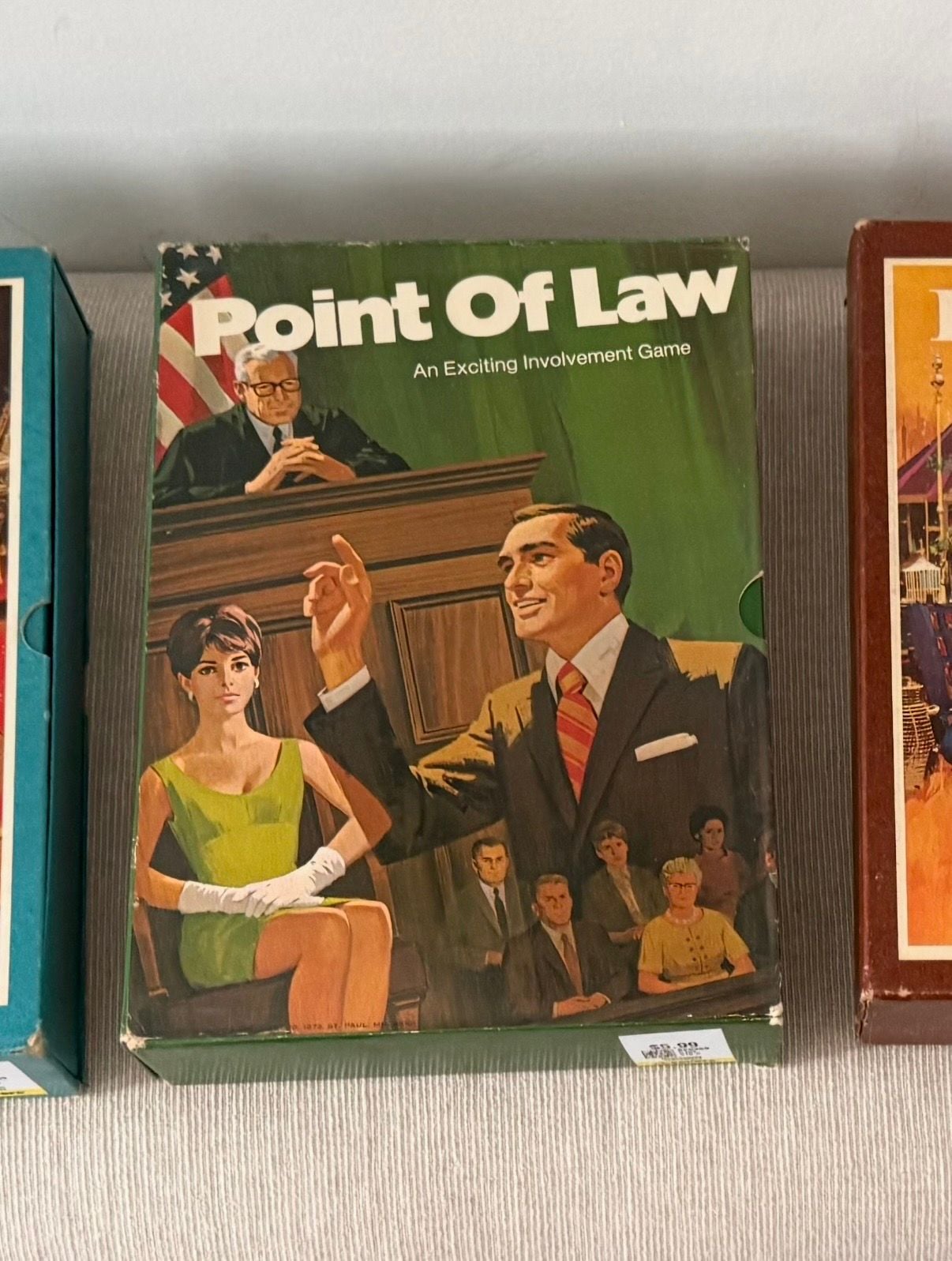 Vintage 1972 3M Bookshelf Game Point Of Law Complete 1
