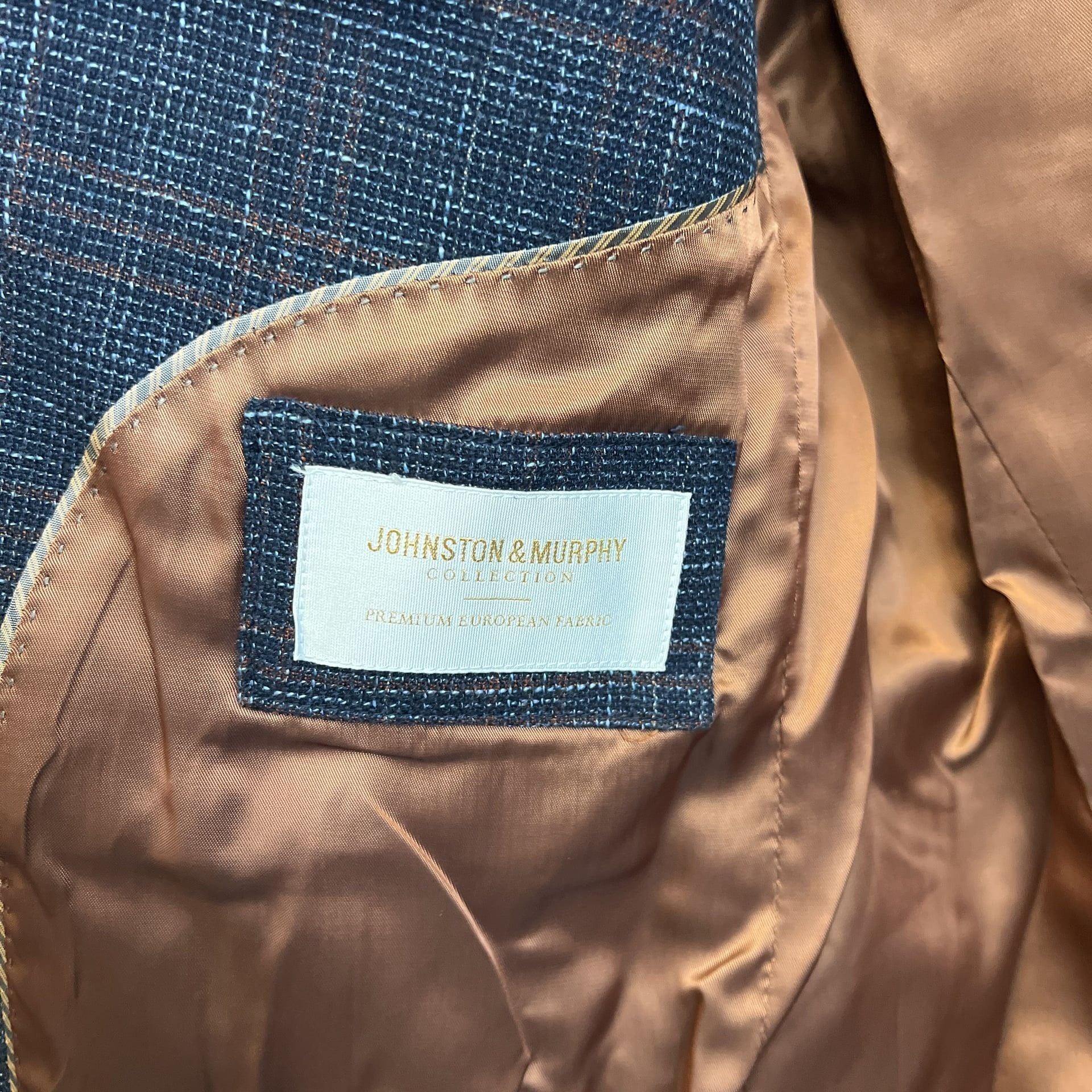 Johnston & Murphy Men's Relaxed Knit Blazer Size M 3