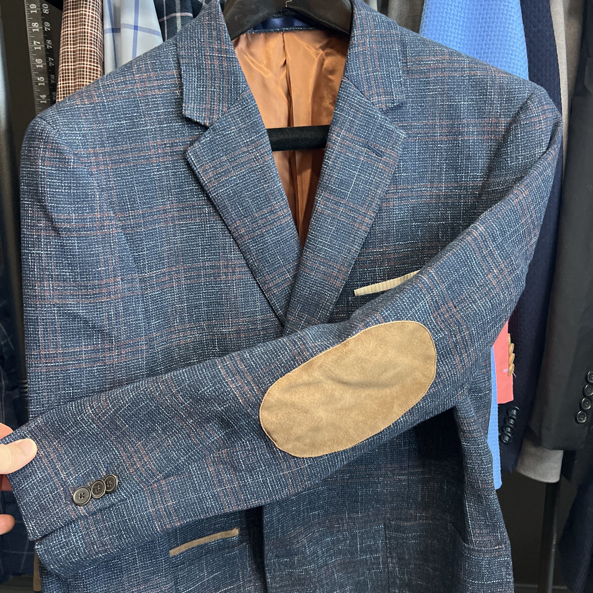 Johnston & Murphy Men's Relaxed Knit Blazer Size M 5