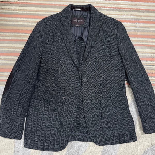 The Hill-Side x GQ x Gap Herringbone Tailored Jacket Blazer