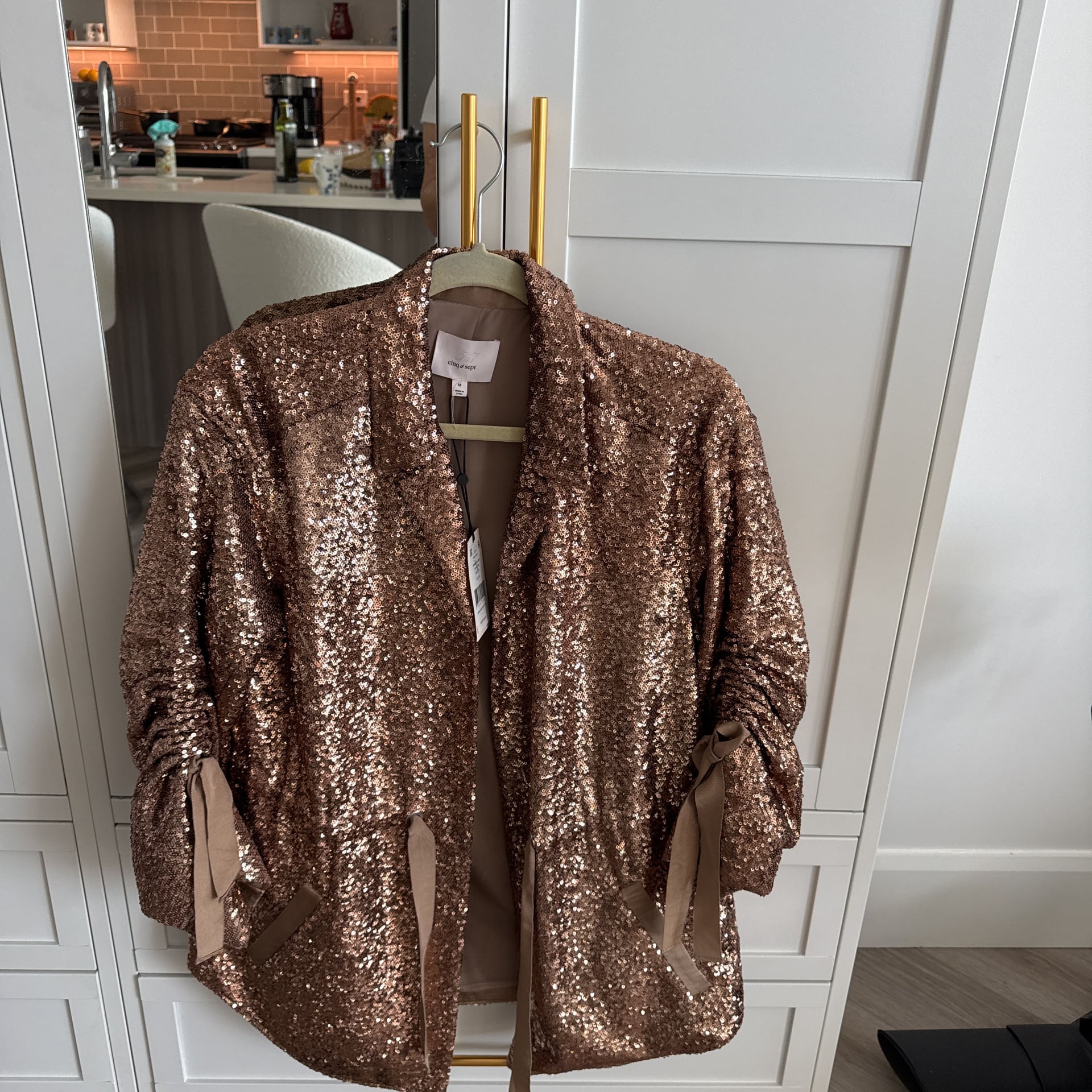 Cinq à Sept Mathieu Sequin Jacket on SALE 8