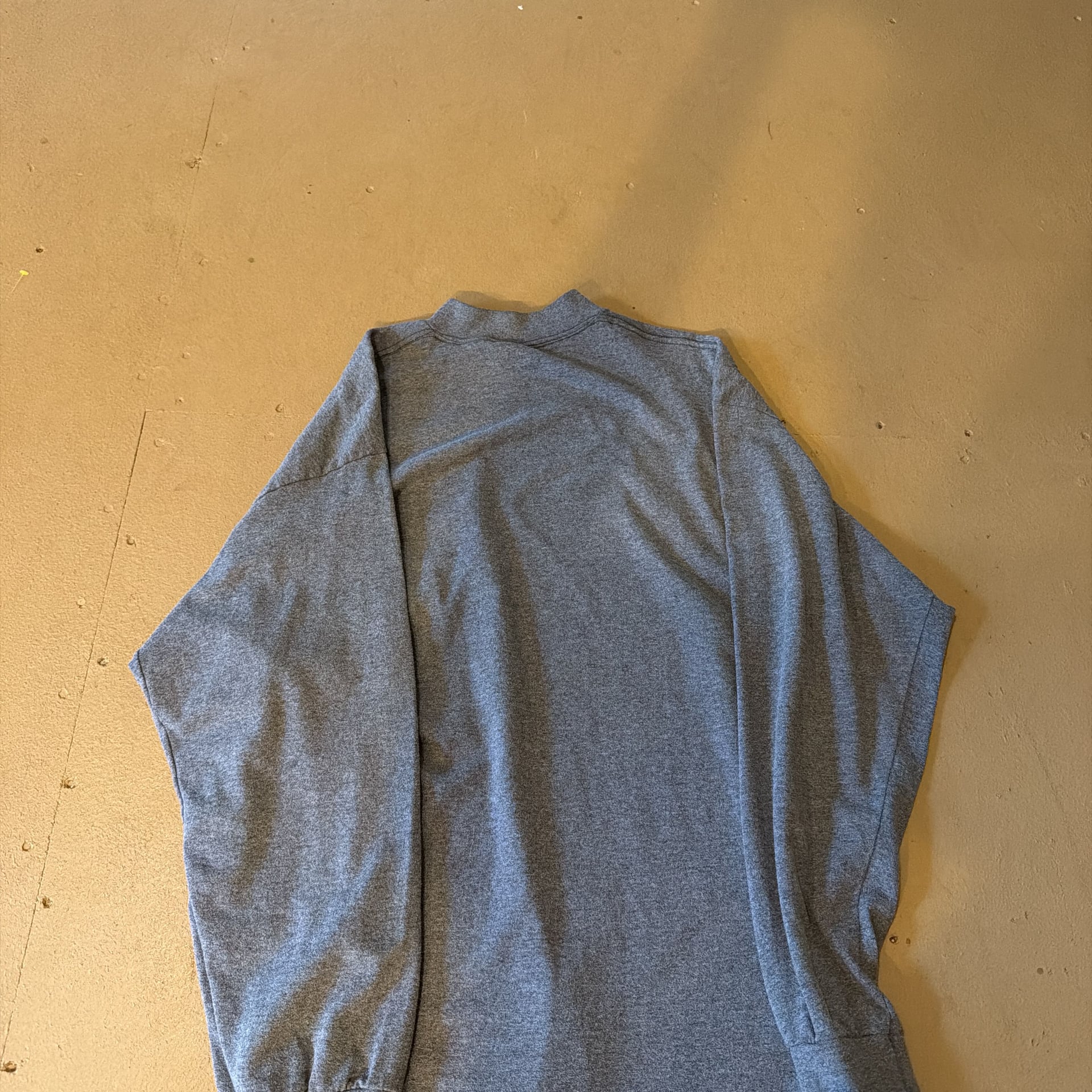 Vintage Nike Mock Neck Long Sleeve T-Shirt Gray Men's XL 5