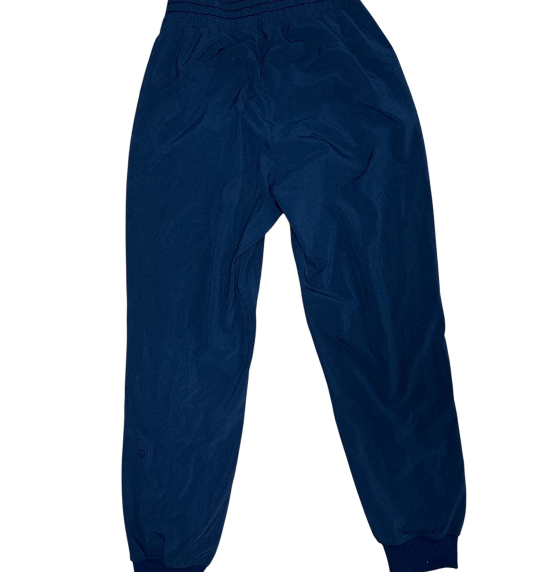 lululemon on the fly navy blue joggers size 2 5