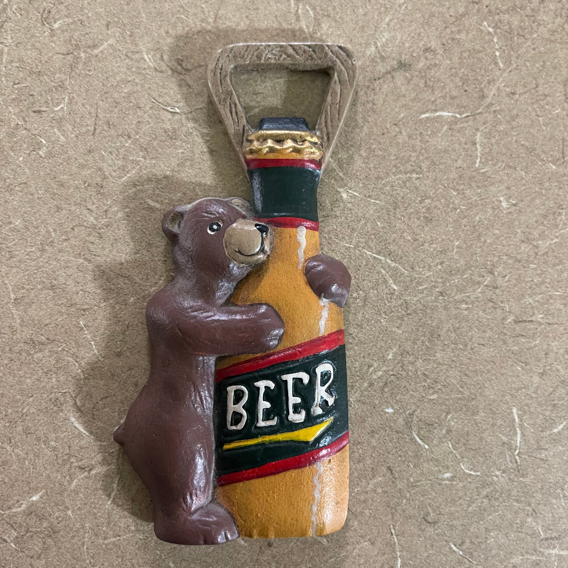 Cast Iron Bear Beer Bottle Opener 2