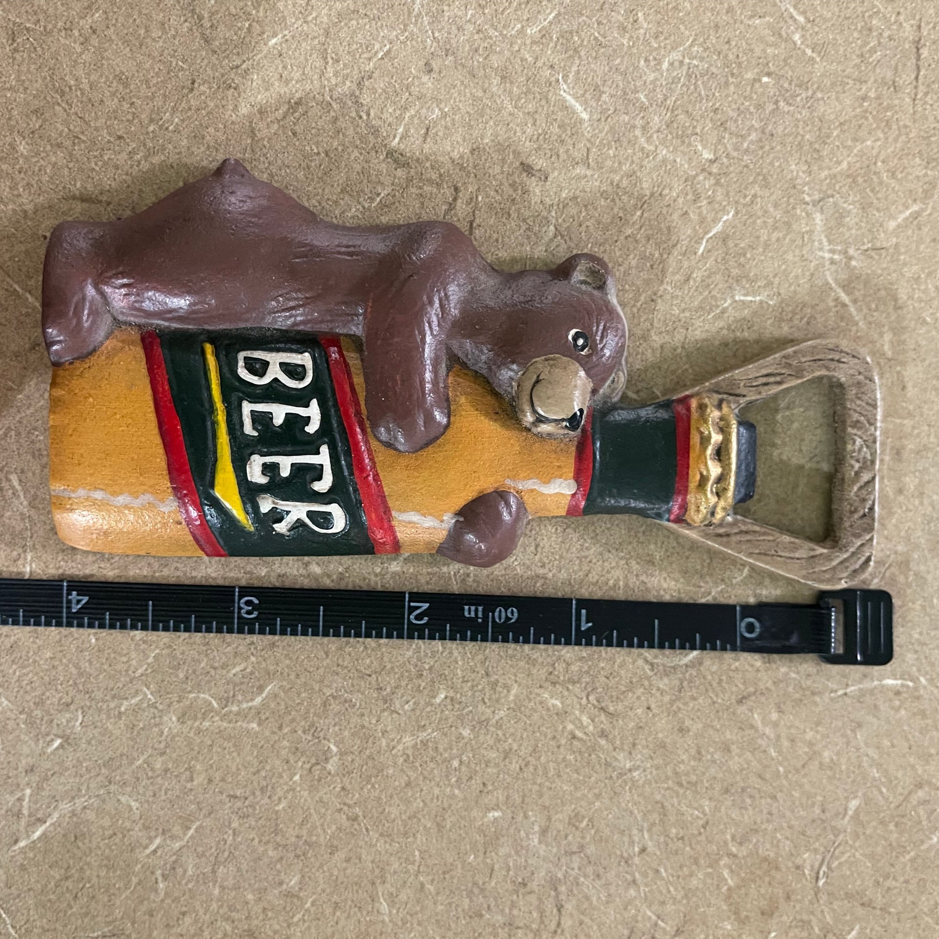 Cast Iron Bear Beer Bottle Opener 3