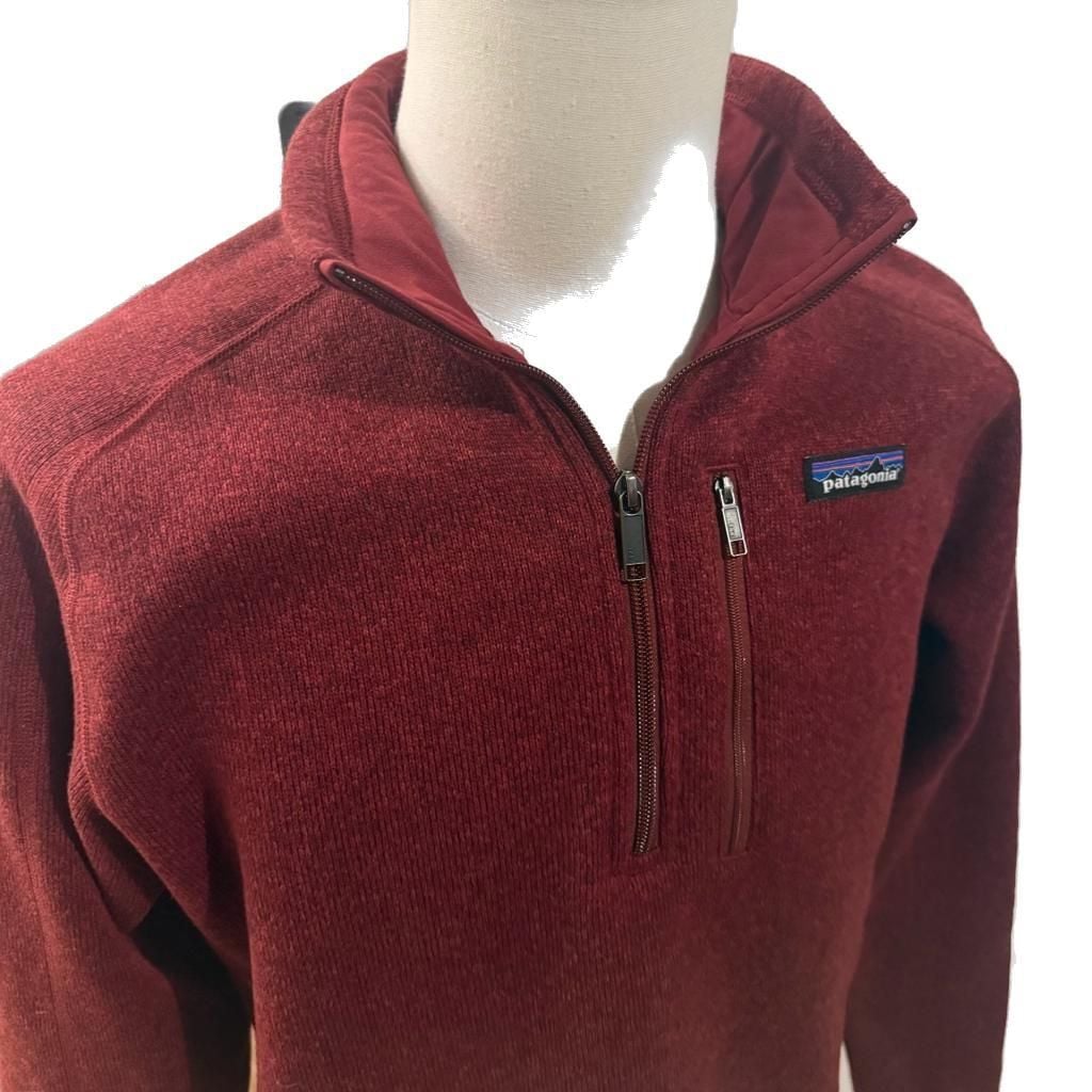 Patagonia Better Sweater 1/4 Zip Fleece Pullover in Red - Men's Size M 4