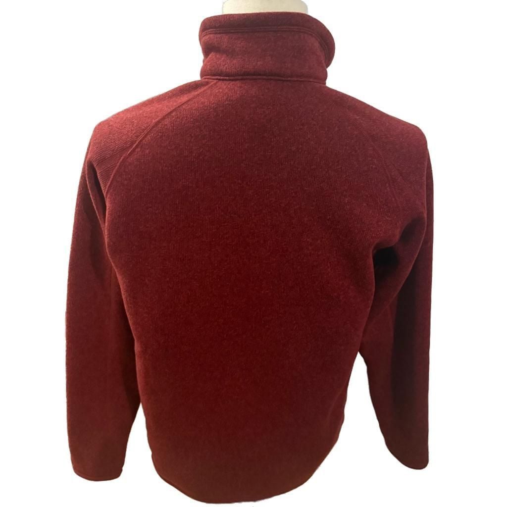 Patagonia Better Sweater 1/4 Zip Fleece Pullover in Red - Men's Size M 3
