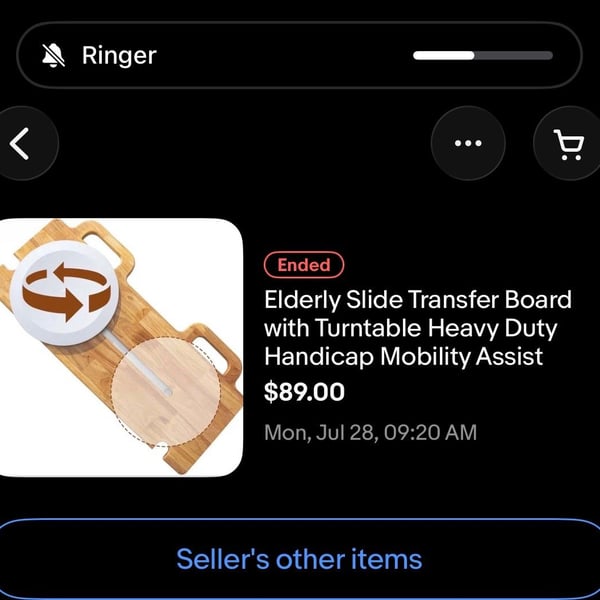 FSA Eligible, Slide Transfer Board,Slide Board with Turntable