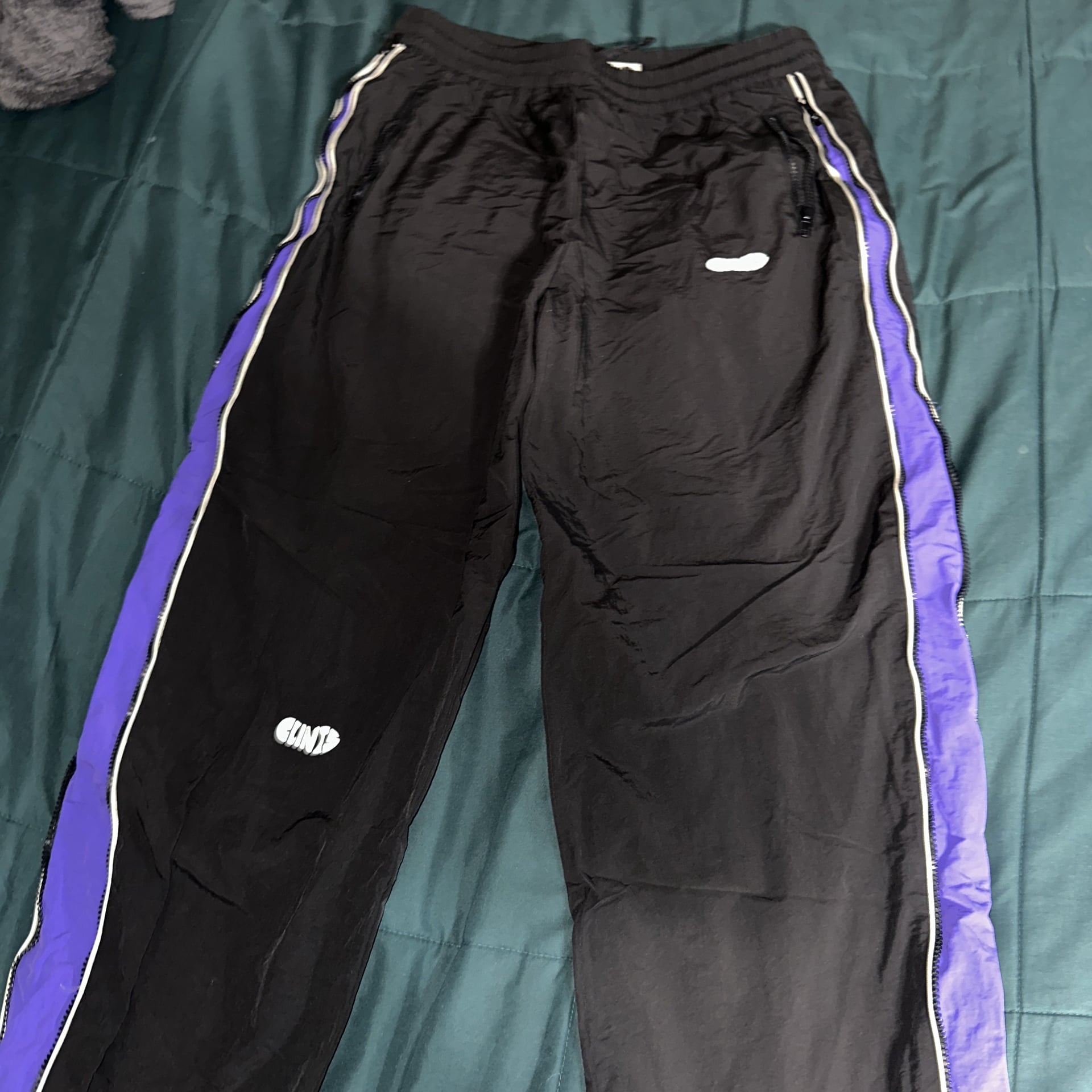 Clints Inc Black Shell Track Pant 2