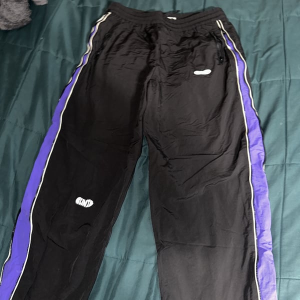 Clints Inc Black Shell Track Pant