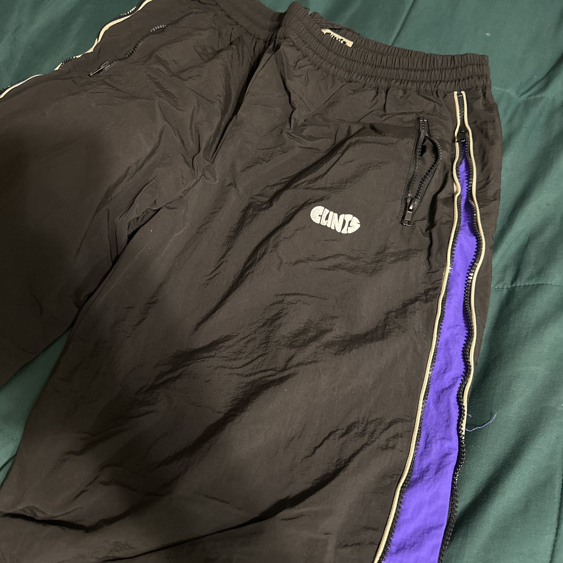 Clints Inc Black Shell Track Pant 3