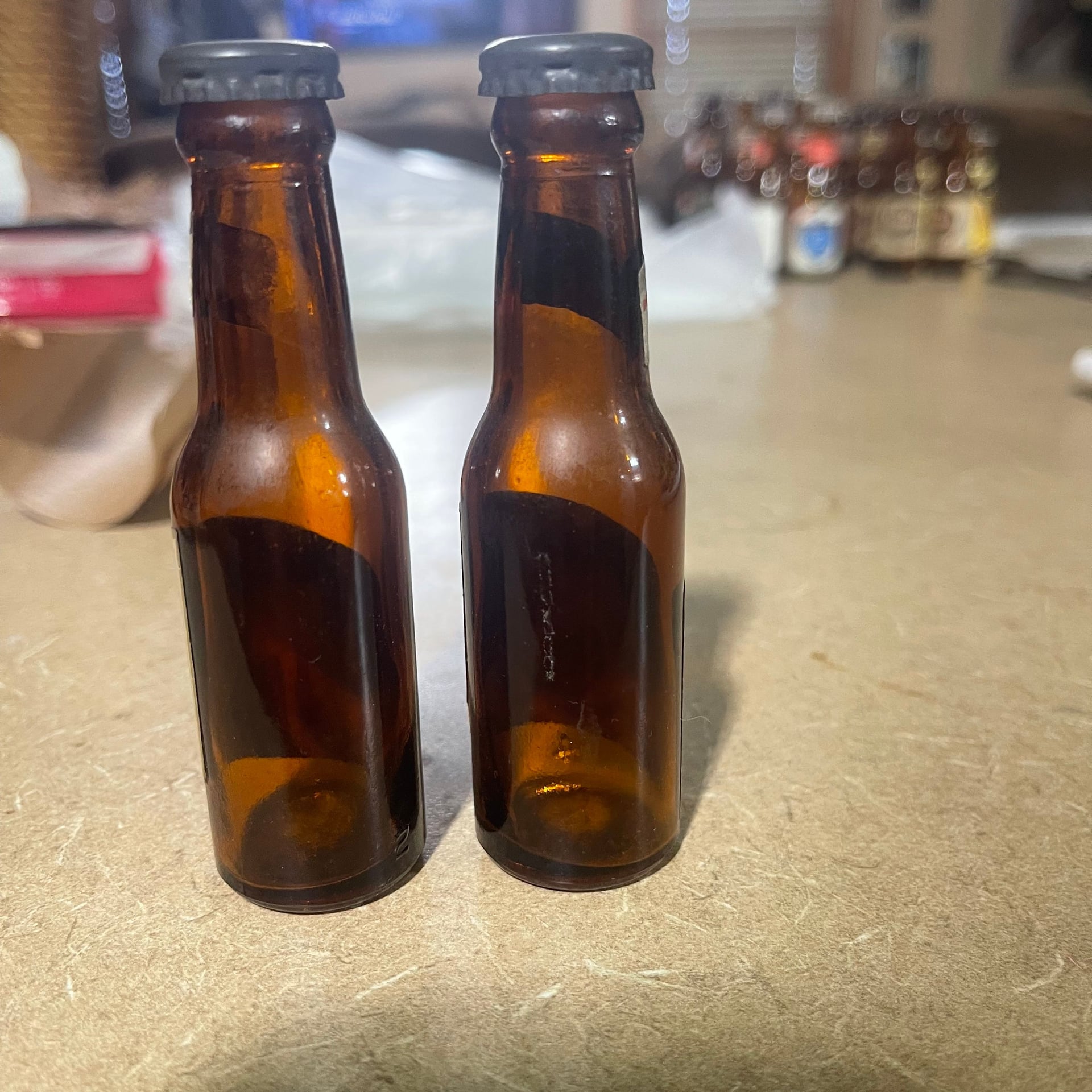 Vintage Falstaff Beer Bottle Salt & Pepper Shakers 2