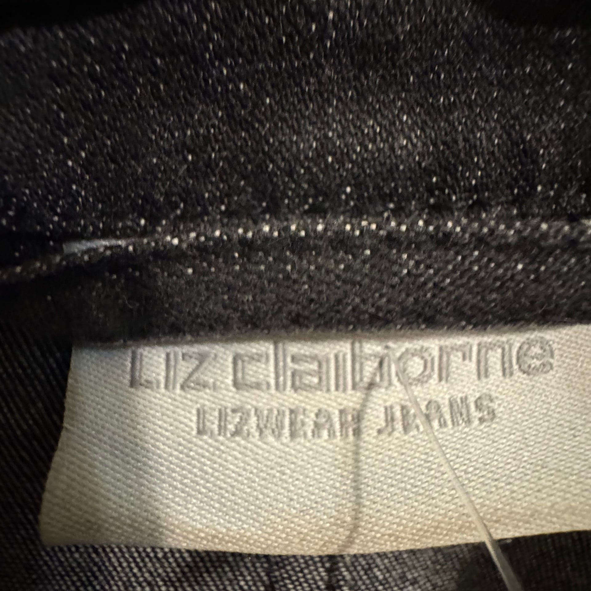 Liz Claiborne Black Denim Jean Jacket 4