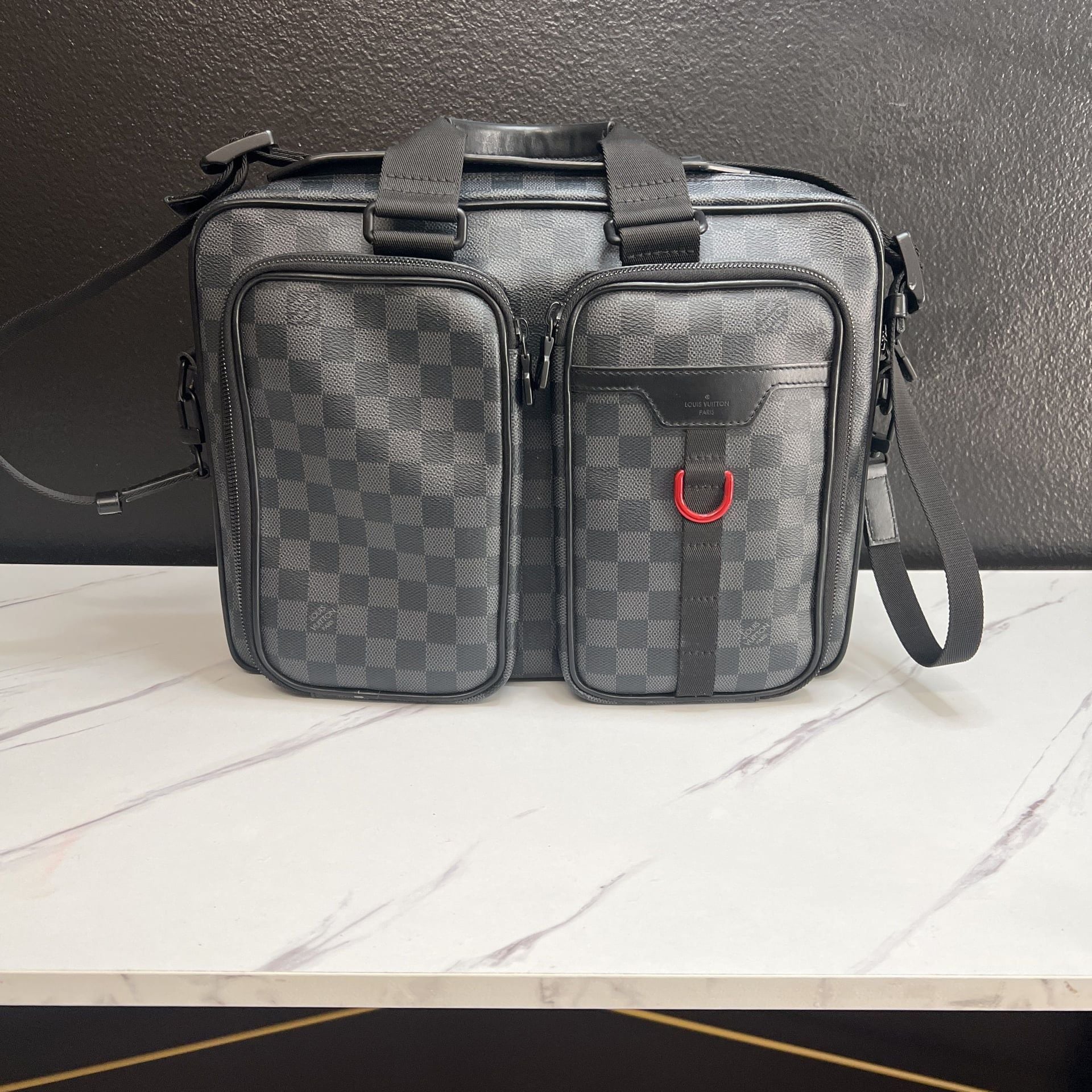 Louis Vuitton Utility Business Bag Damier Graphite N40278 1