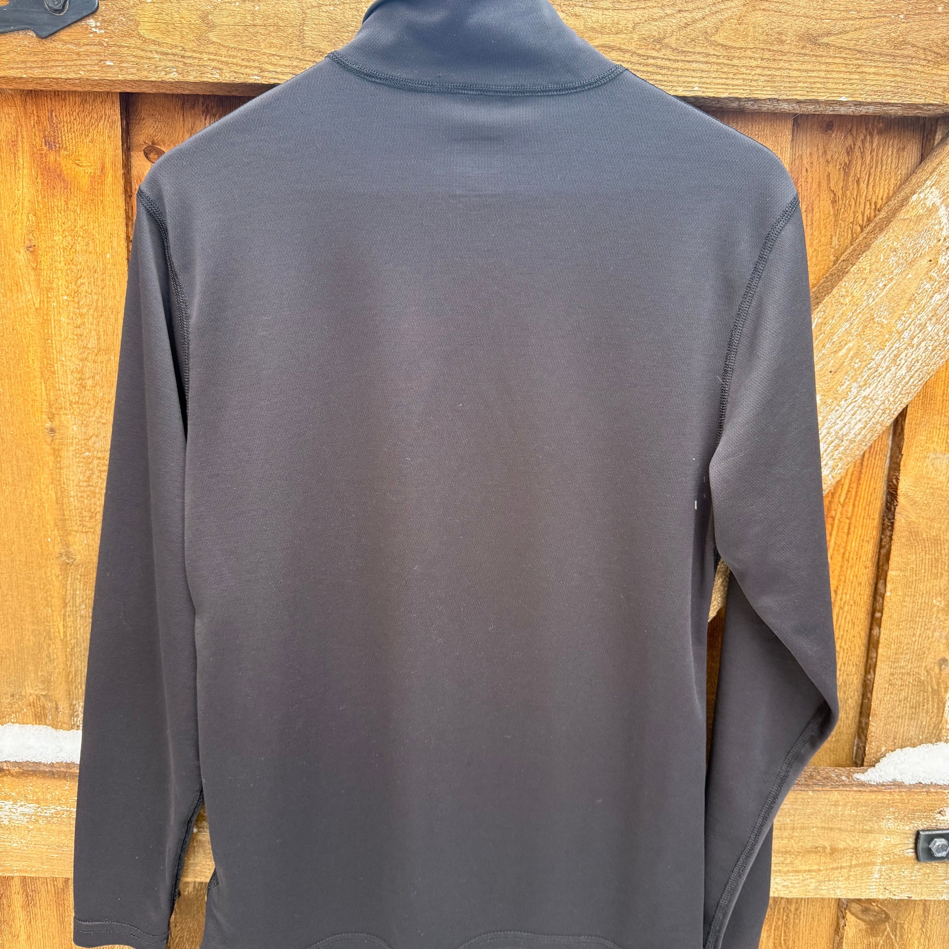 The North Face Men's Long Sleeve Pullover 1/3 Zip Black Jacket Size Medium 2