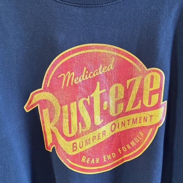 Disney Pixar Cars Rust-eze Ointment Logo Graphic Sweatshirt