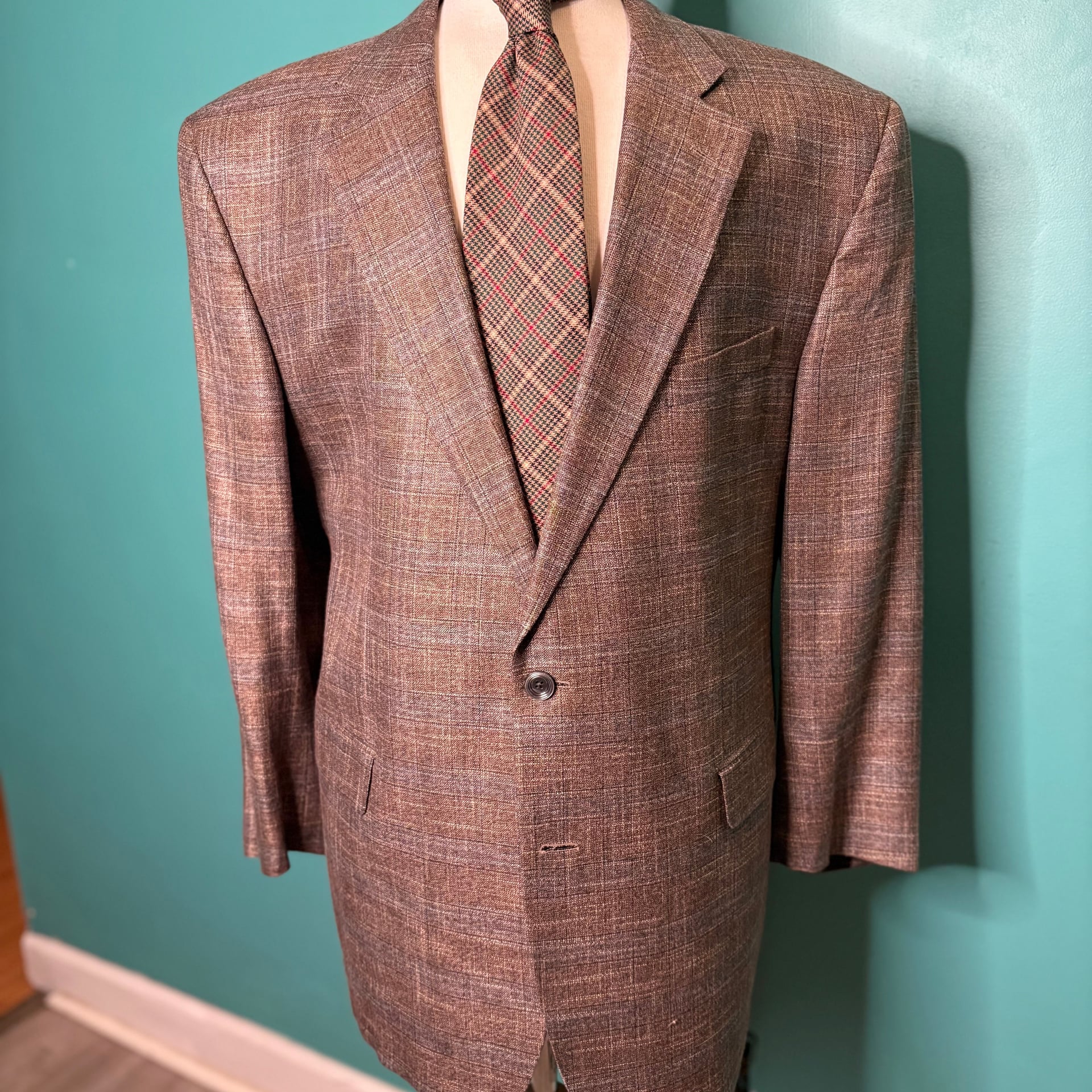 Jack Victor Exclusive Collection Bamboo Mens Sport Coat 48 regular 1