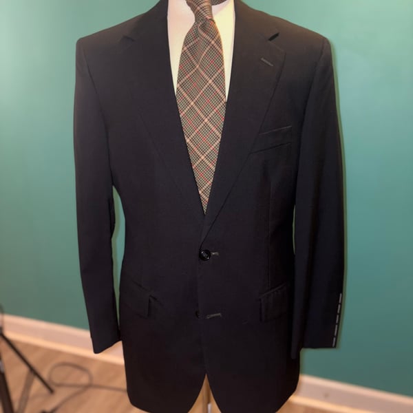 NWT Brooks Brothers Makers BROOKSEASE Made in USA Navy Wool Blazer 39 R