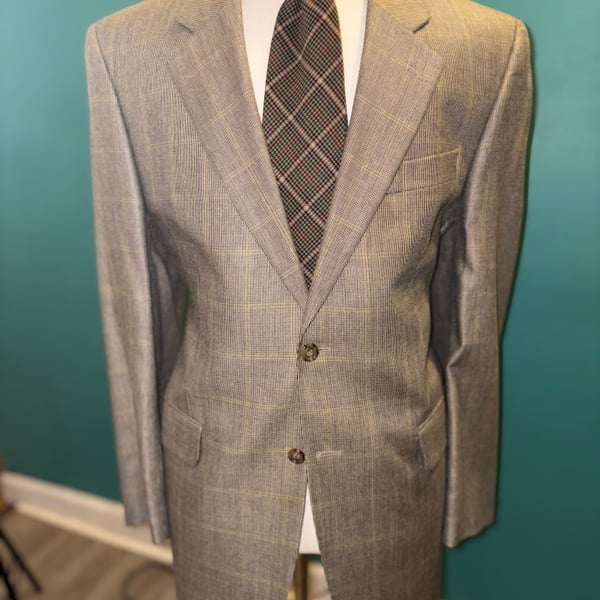 Jack Victor Loretowood Model 44 R Silk Wool Sport Coat