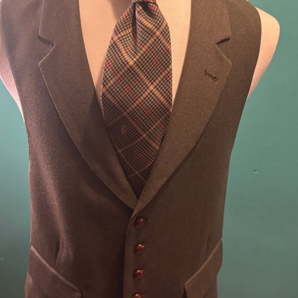 Brooks Brothers Classic Fit Wool Vest size large