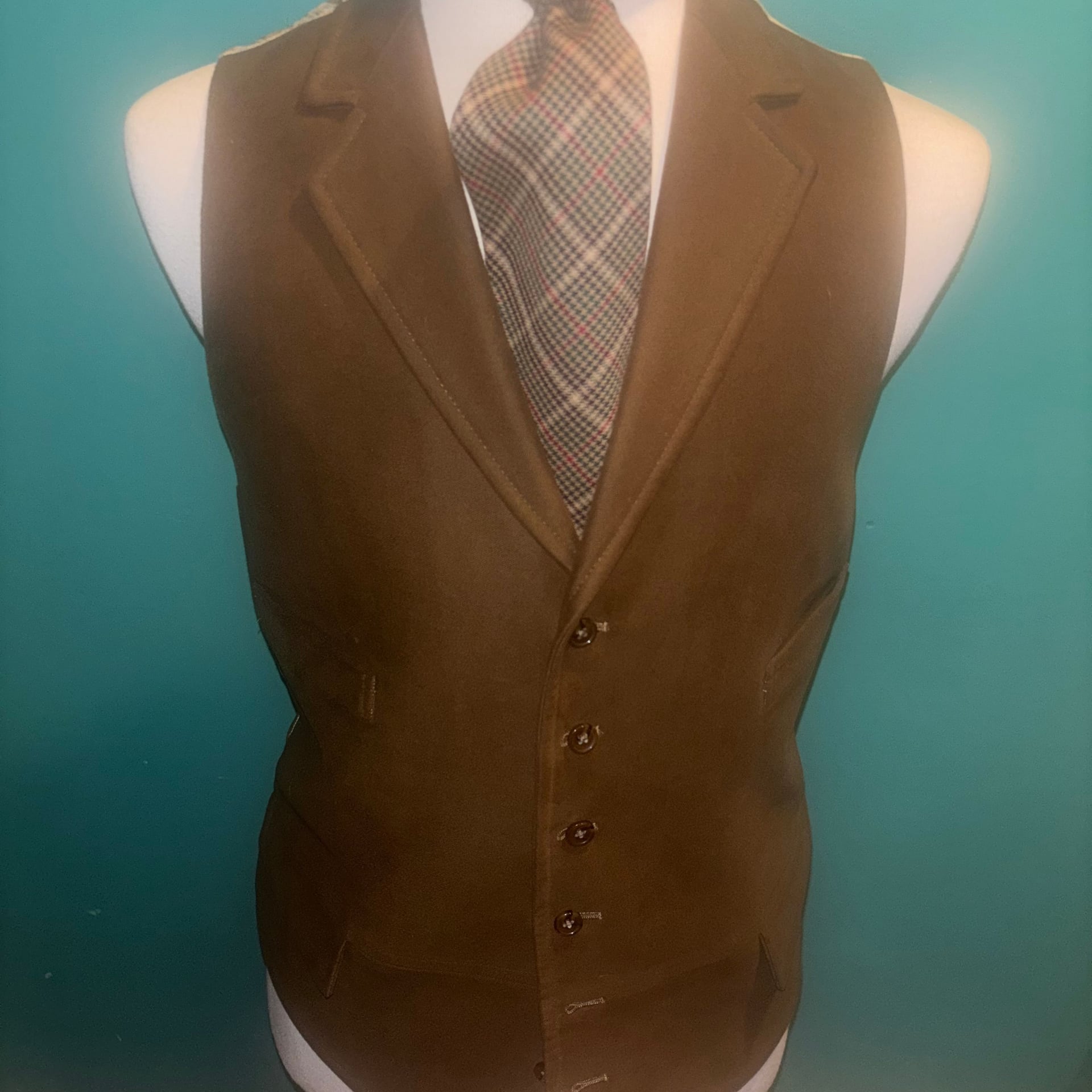 Crittenden Brown Moleskin Vest Large 1