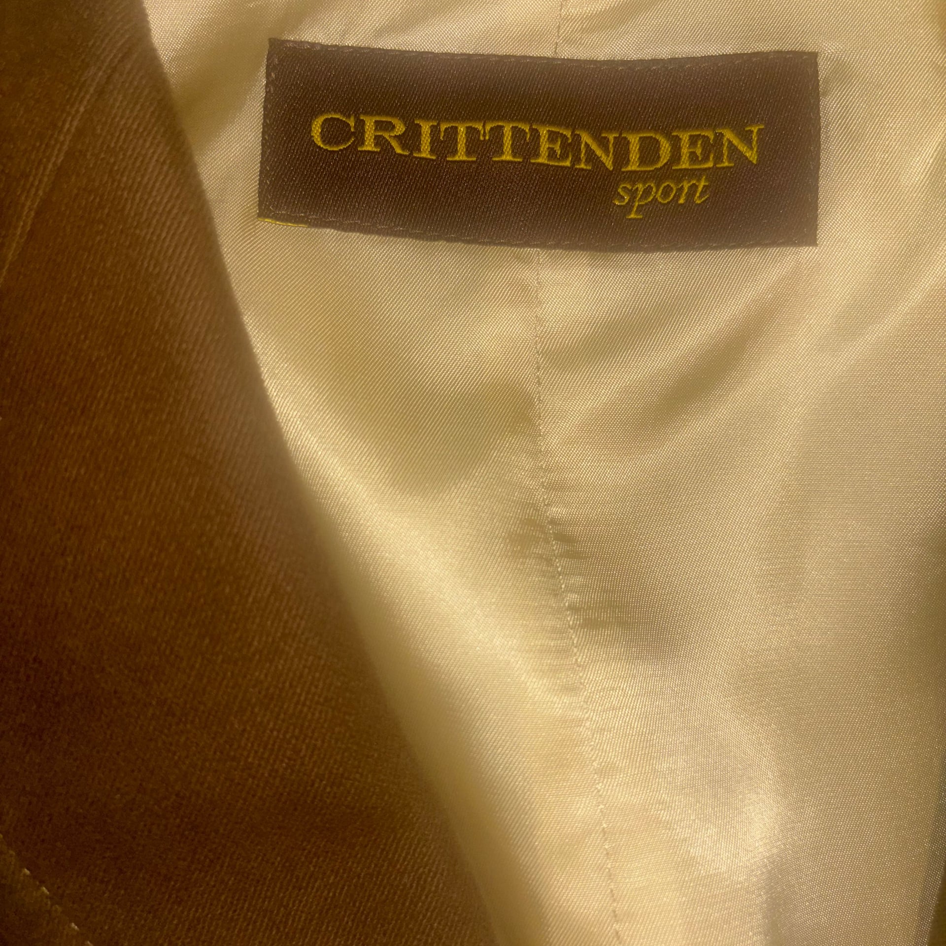Crittenden Brown Moleskin Vest Large 2