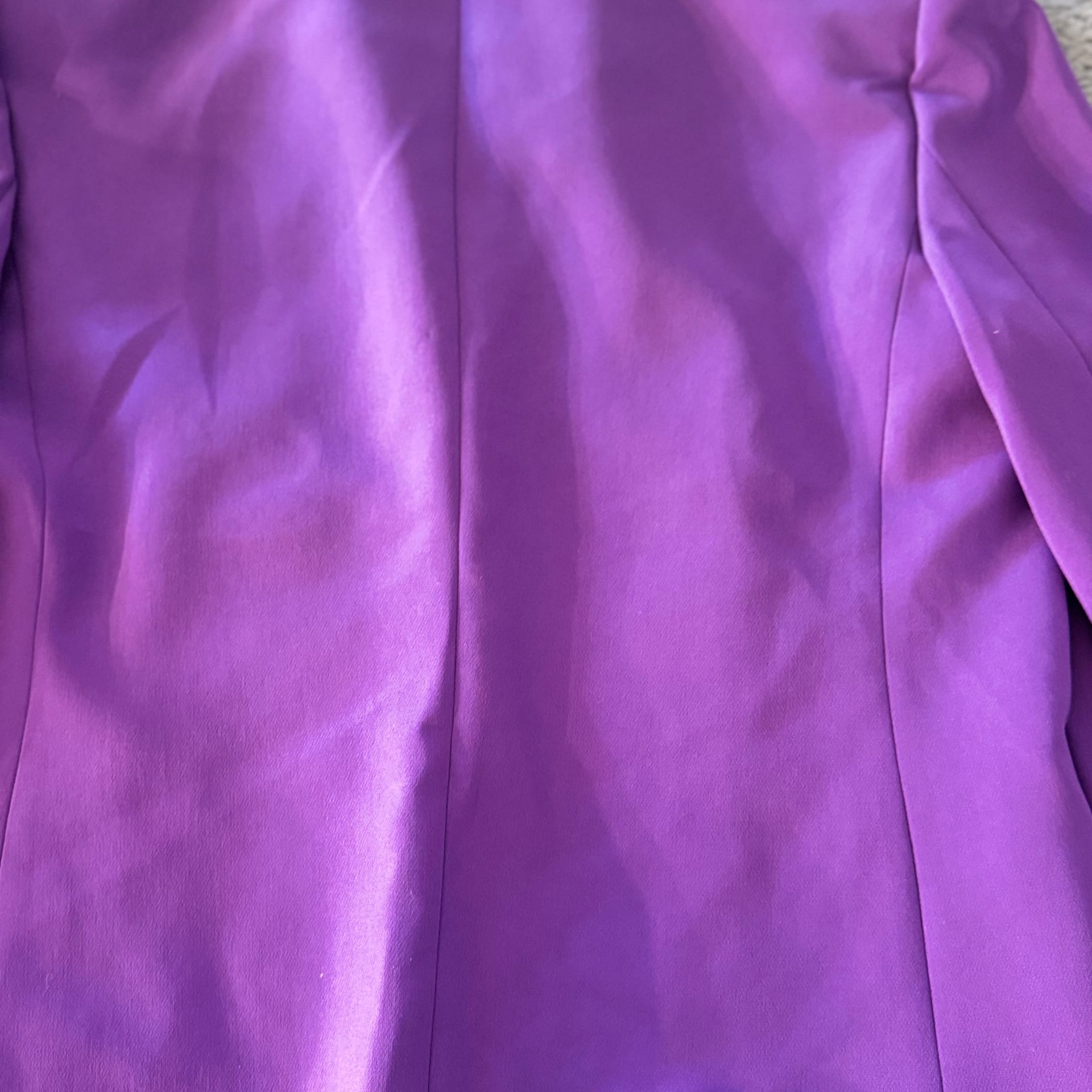 Theory Shrunken Single-Breasted Patch Pocket Blazer in Bright Peony 5