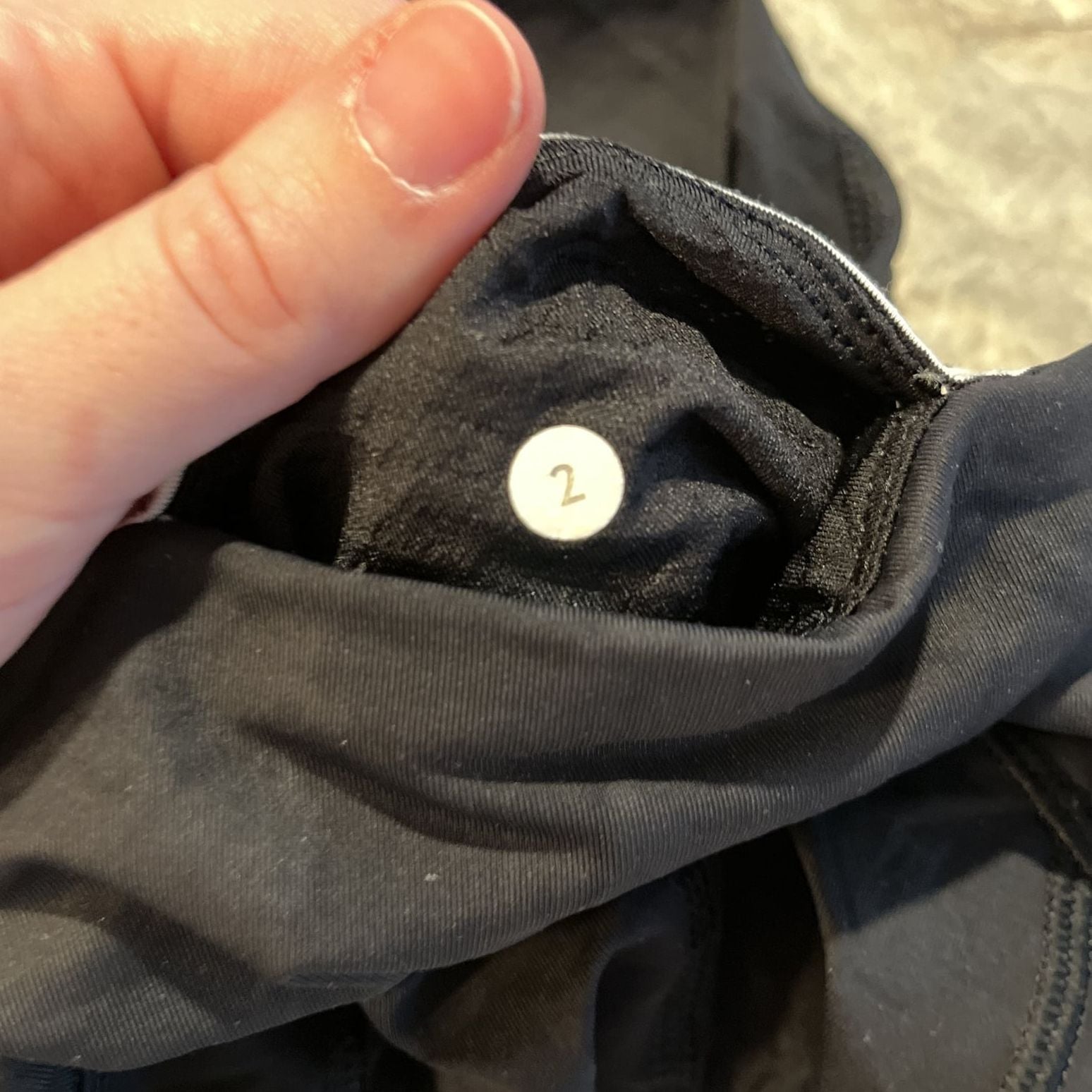 Lululemon Hop To It Crop 17" Black Mesh Panel Reflective Leggings 7