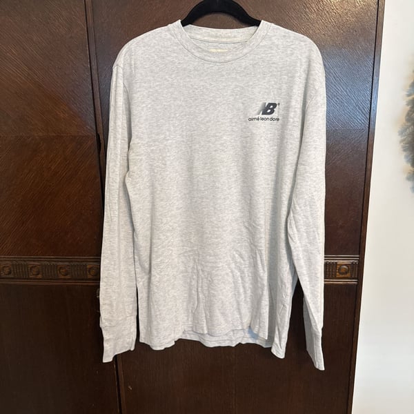 AIMÉ LEON DORE X NEW BALANCE LONG SLEEVE TEE Life In The Balance Sz L