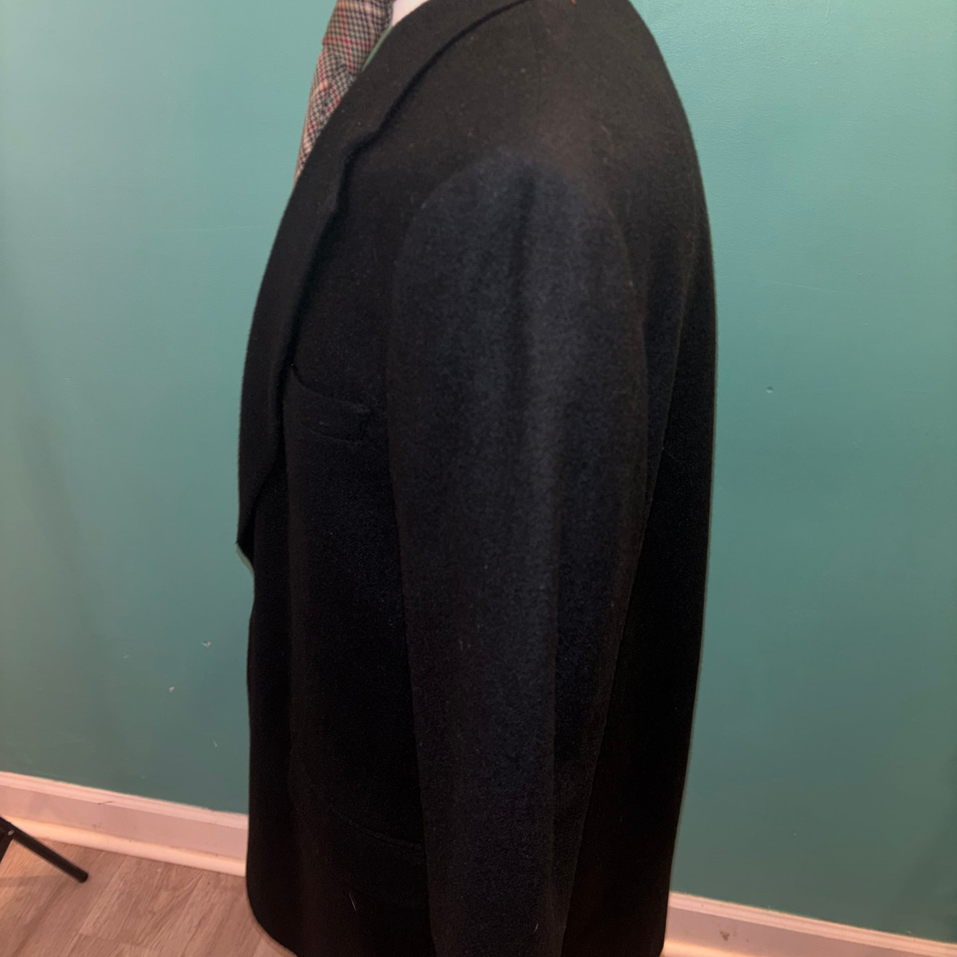 Brooks Brothers Mens Black 100% Camelhair Blazer Jacket USA Made 44 long 5