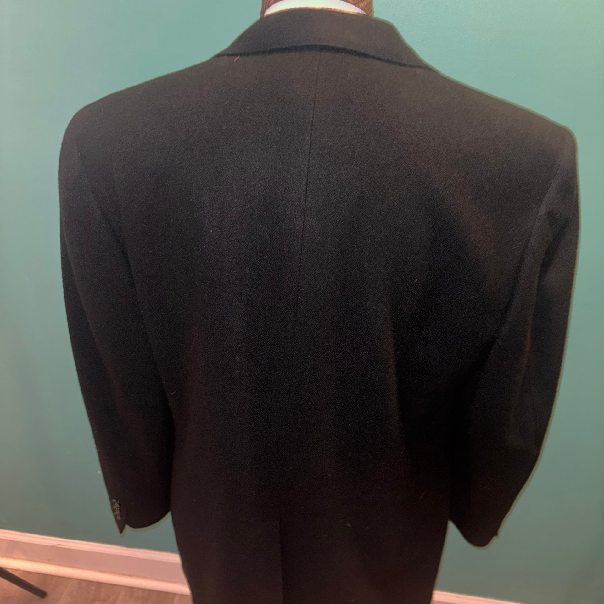 Brooks Brothers Mens Black 100% Camelhair Blazer Jacket USA Made 44 long 6