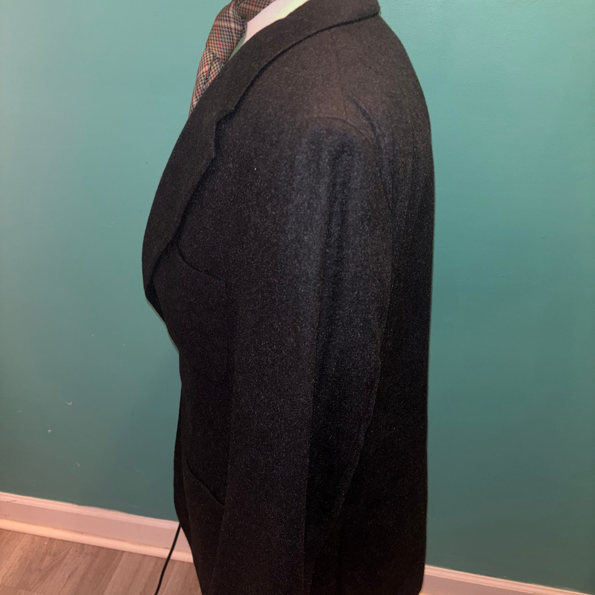 Custom Cashmere Silk Sport Coat Blazer 46 R 4
