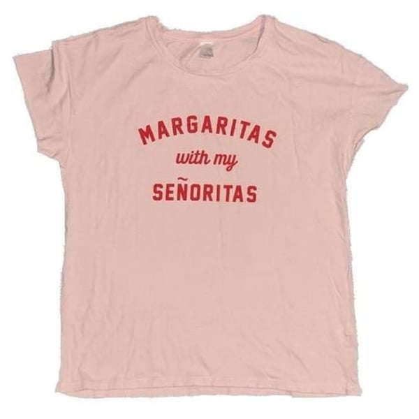 Pink Lulusimon Studio “Margaritas with my Senoritas” T-Shirt