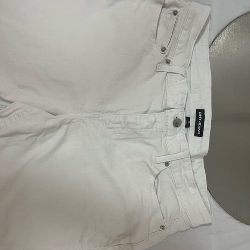 White DKNY Bermuda Shorts SZ 16 3