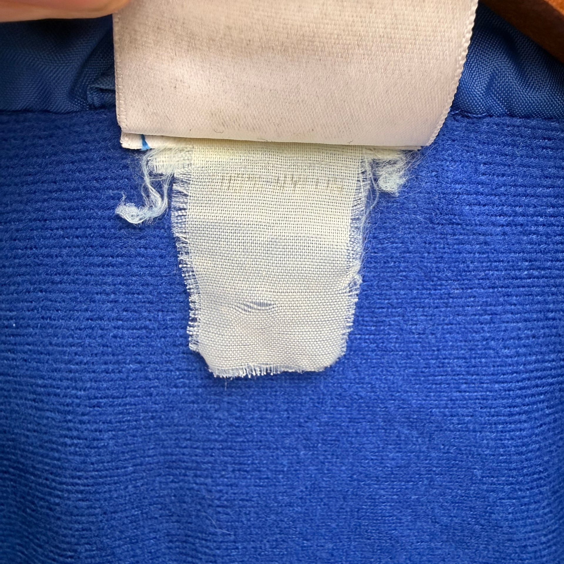 Vintage 90s Nike Windbreaker Jacket Blue White Tag Full Zip Logo Men's XL 5