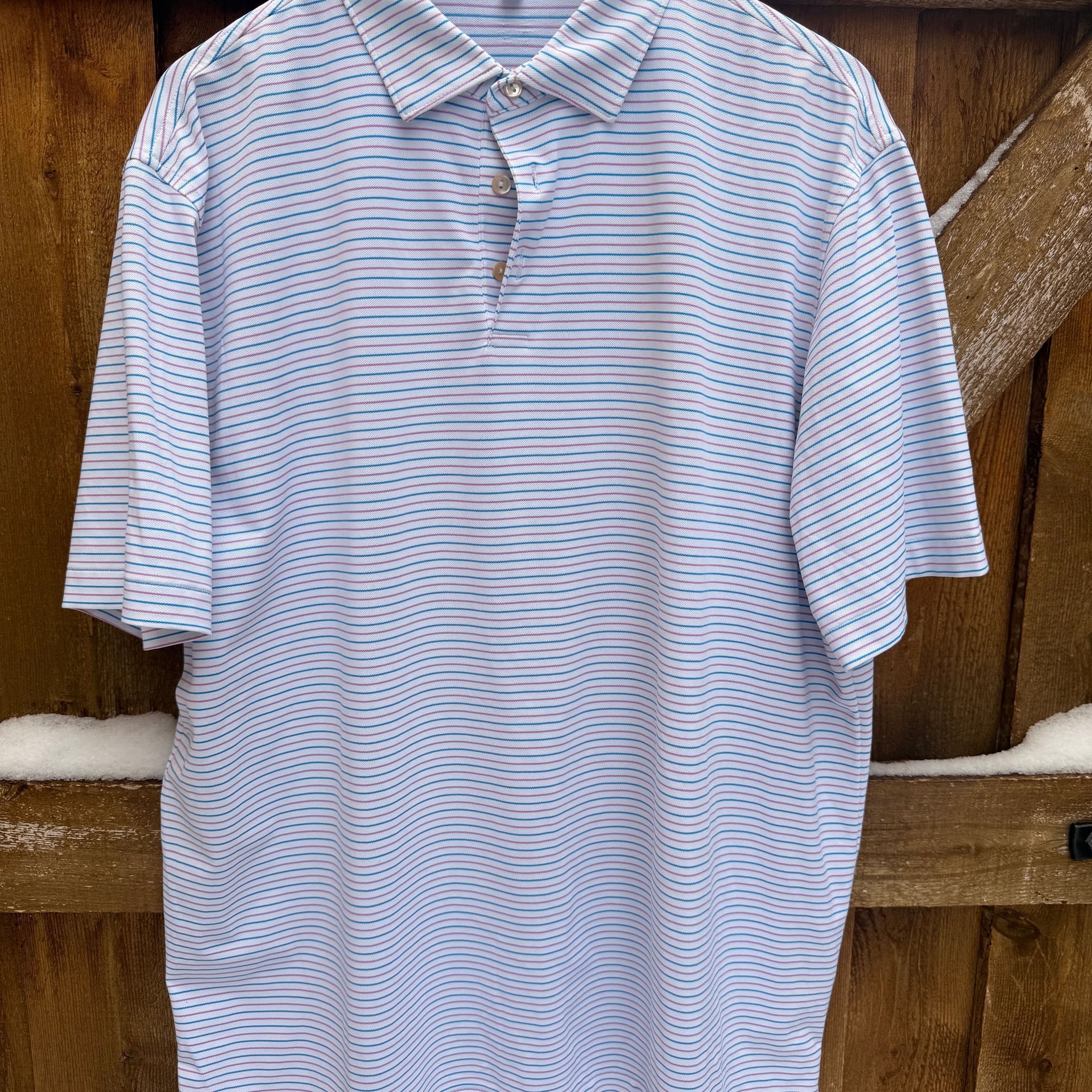 Peter Millar Summer Comfort Hales Striped Performance Jersey Polo 1